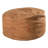 Vegan Leather and Faux Cowhide Ottoman-98415524