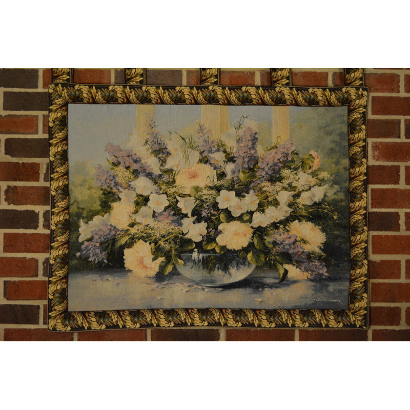 Suspension murale bouquet de fleurs