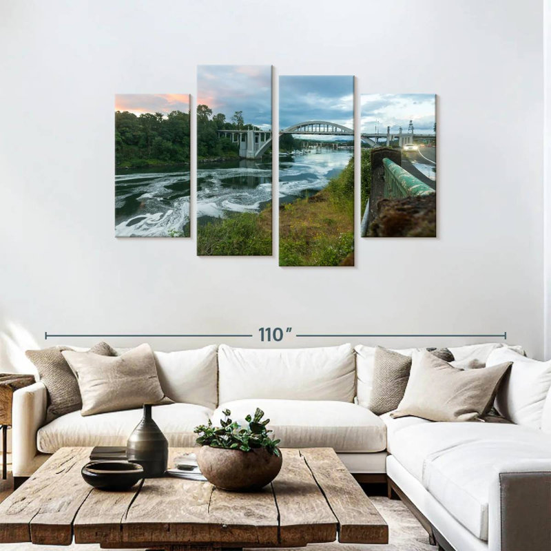 Lilie Oregon City Arch Bridge, 48" H x 75" W