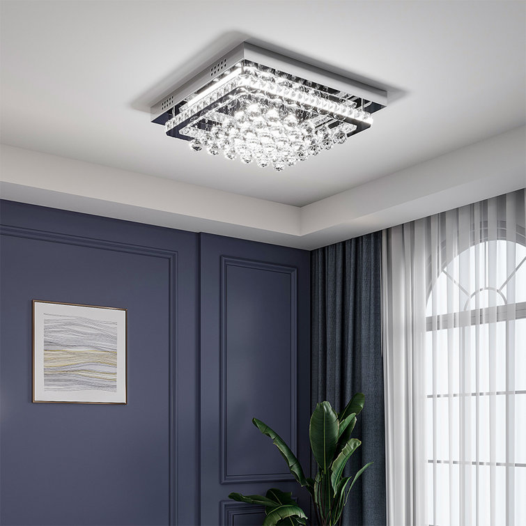 Christensen Ceiling Light 40cm Crystal LED Flush Mount