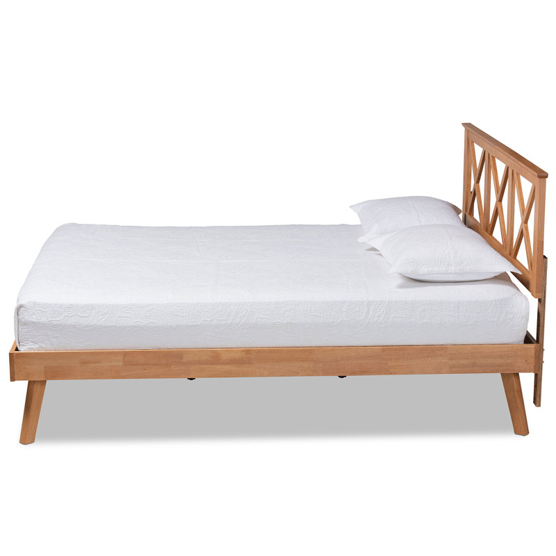 Solid Wood Open-Frame Bed, Queen