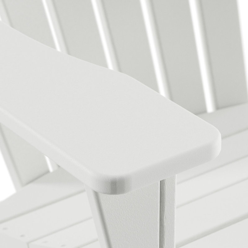 POLYWOOD Adirondack Chair, White