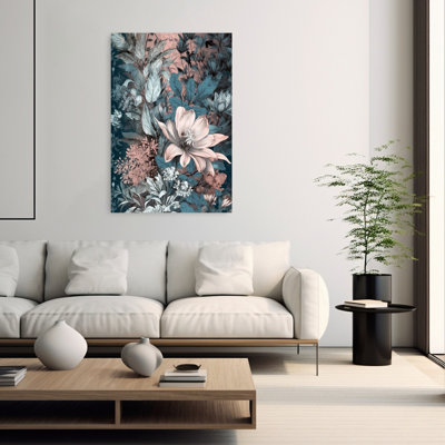 «Lush Botanical Bloom», art floral abstrait