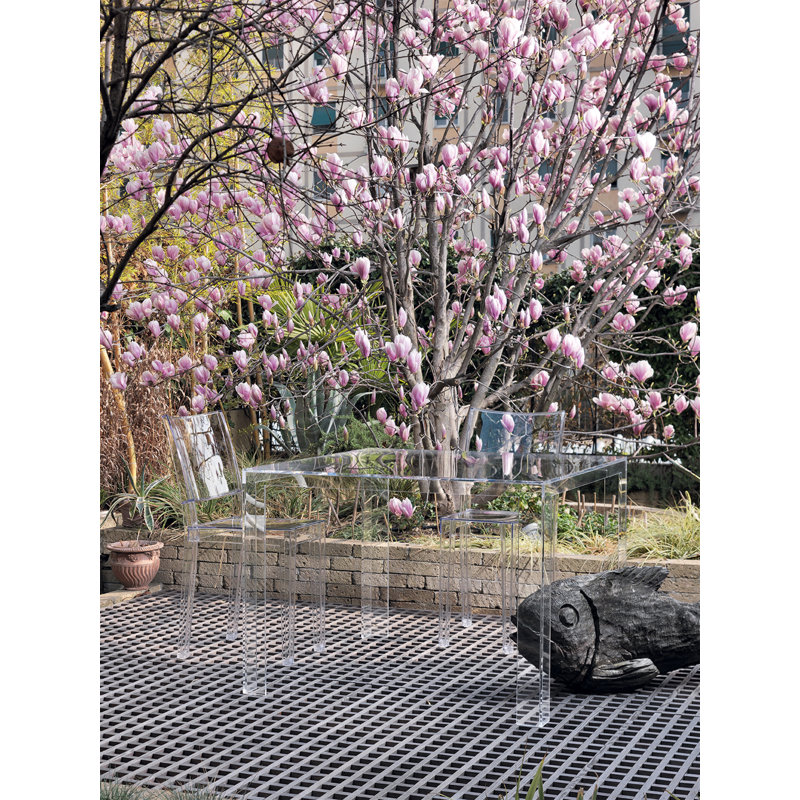 Invisible Coffee Table, 28.35" H x 39.37" L x 39.37" W, Crystal