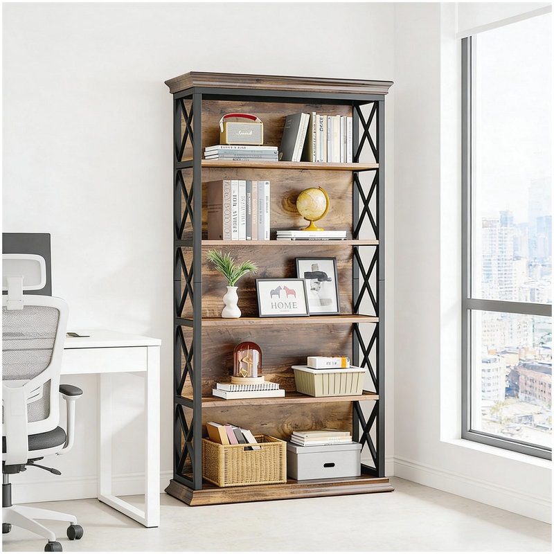 Stylish Shelf,Spacious Bookcase,Modern Style Bookshelf