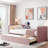 Upholstered Daybed With Pop Up Trundle-1434128546