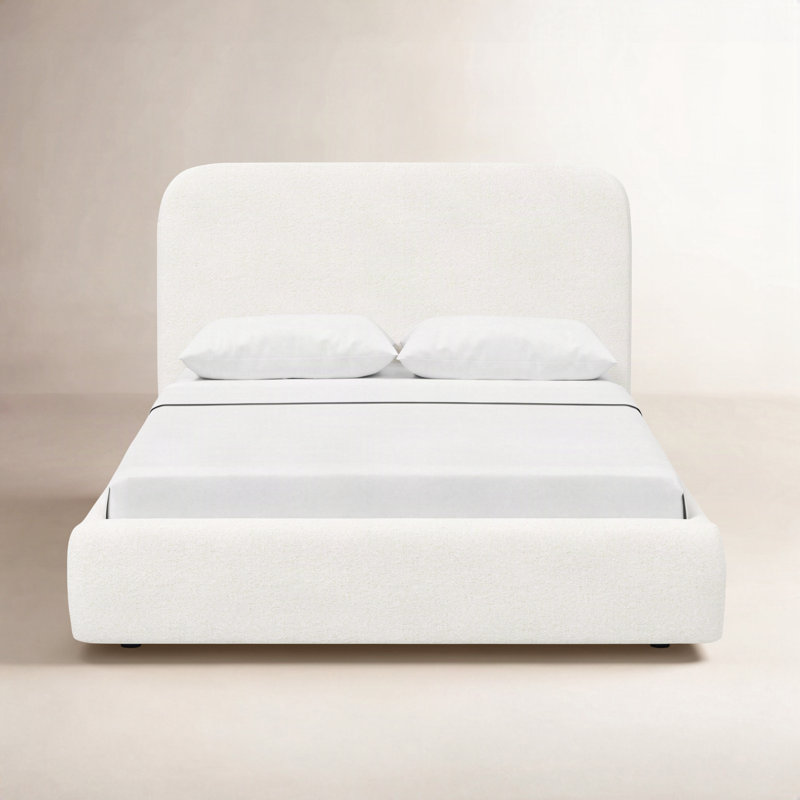 Lit plateforme Daphne, Grand, White