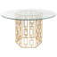 Alexandra Round Glass Dining Table