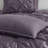 King Plum Comforter - 7 Piece With Elegant Bedding Fill Matching Shams, Decorative Pillows, Bed Skirt Steam Comforter, Fill, And Wrinkle-120258567-120258571