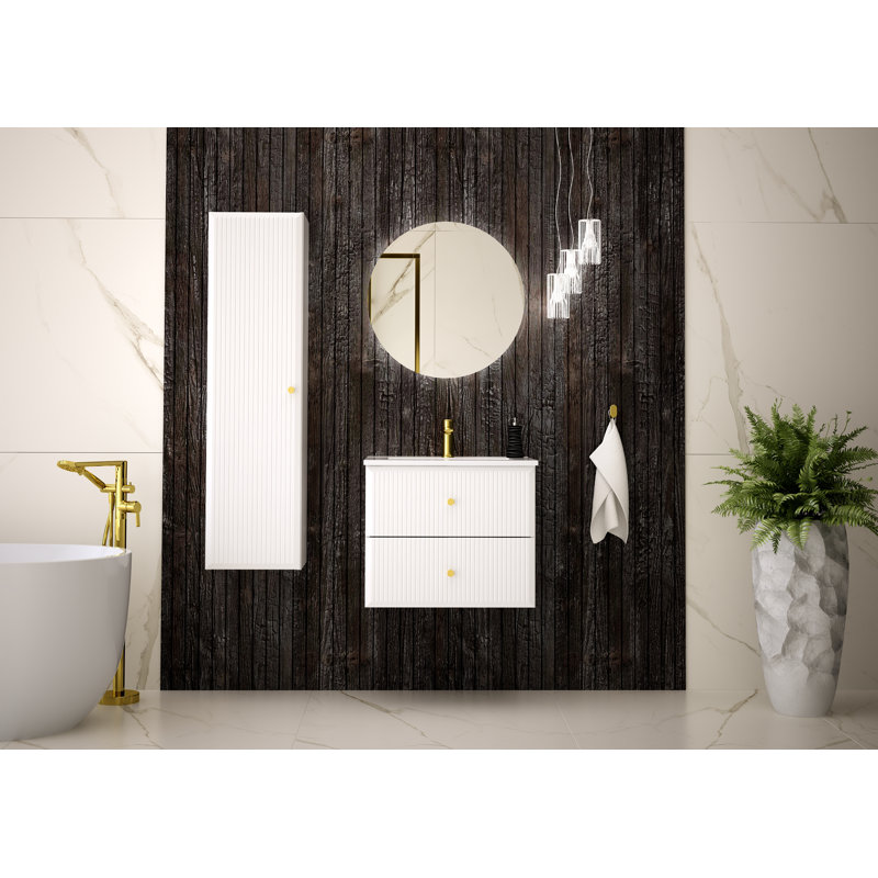 Arbri 61 mm Wall Mounted Single Vanity