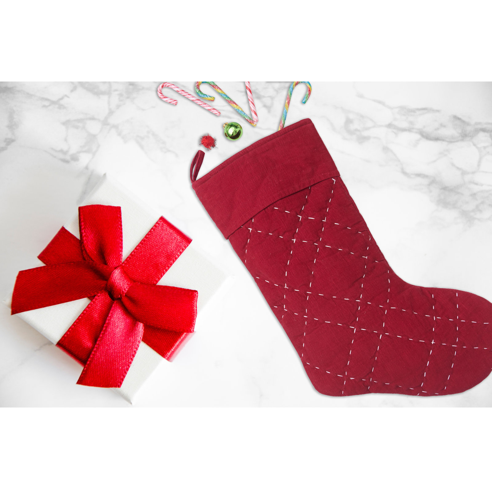 The Holiday Aisle® Stocking, Red