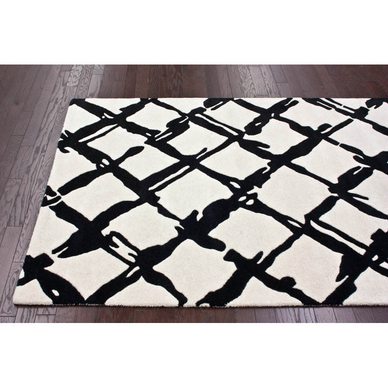 Bella Wool Geometric Indoor Rug, Rectangle 5' x 8'