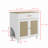 Cat Litter Box Enclosure With Scratch Pad