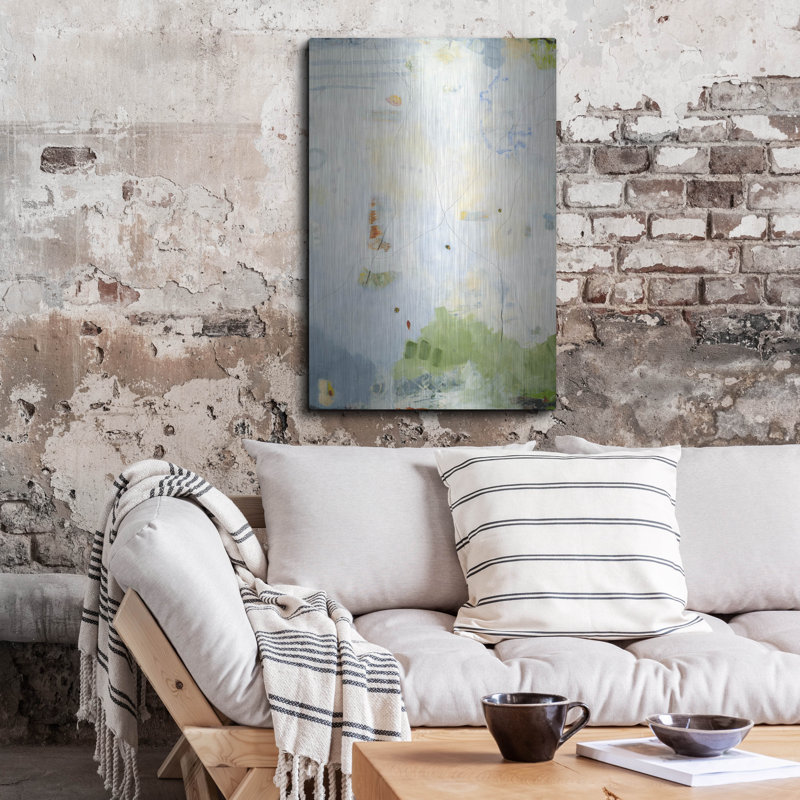 Art mural en métal luxueux «Treasure Map 1» par Jodi Major, 24 po x 36 po, H 36 po x l 24 po
