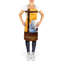 No Pattern Bib Apron
