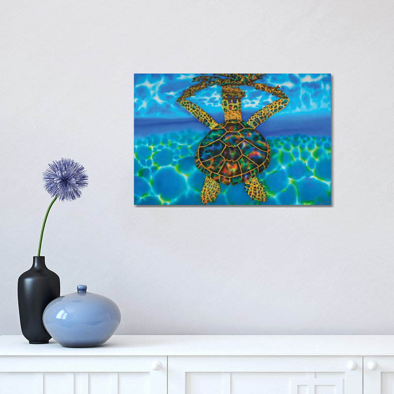 Opal Solitude - Wrapped Canvas Painting, 30.48cm H x 45.72cm W x 1.905cm D