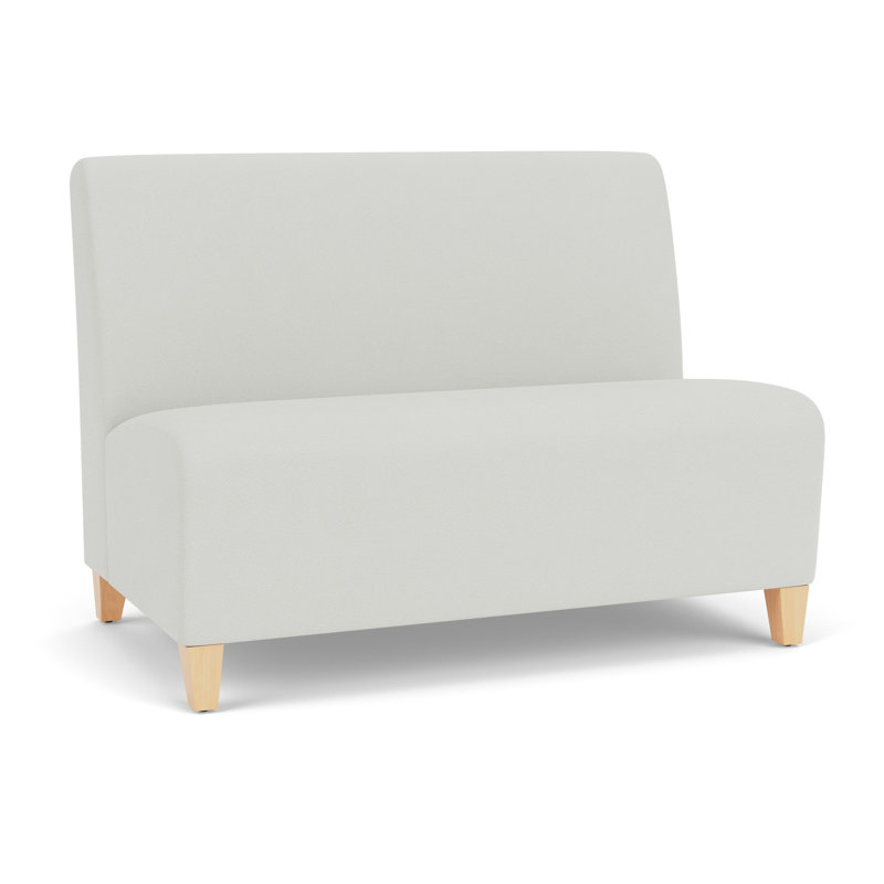 Causeuse sans accoudoirs Ravenna, Ombre portes ouvertes, Bois naturel