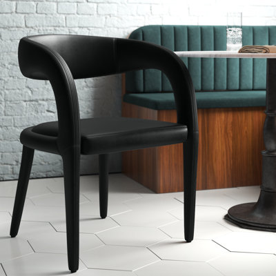 Aurich 18'' H Vegan Leather Upholstered Armchair