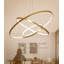 Lustre à niveaux unique à 3 lumières DEL Aahana-156683975-156683974