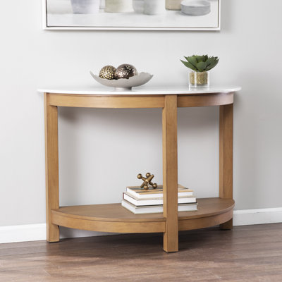 41.75'' Marble Top Console Table