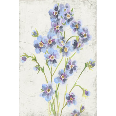 Mountain Blossoms II 1 Piece Wrapped Canvas Wall Art