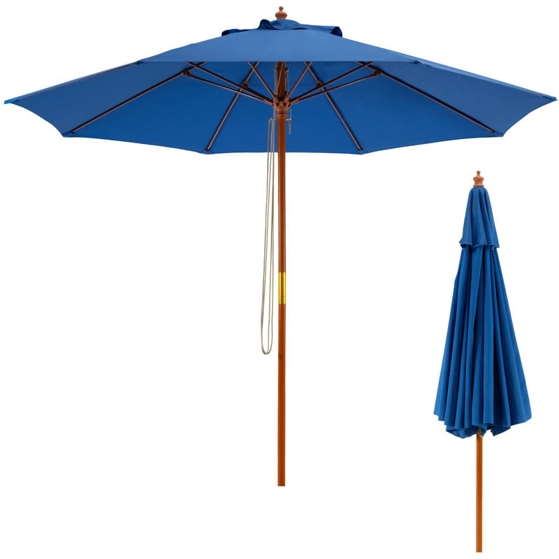 Antenor 262cm Market Parasol, Blue
