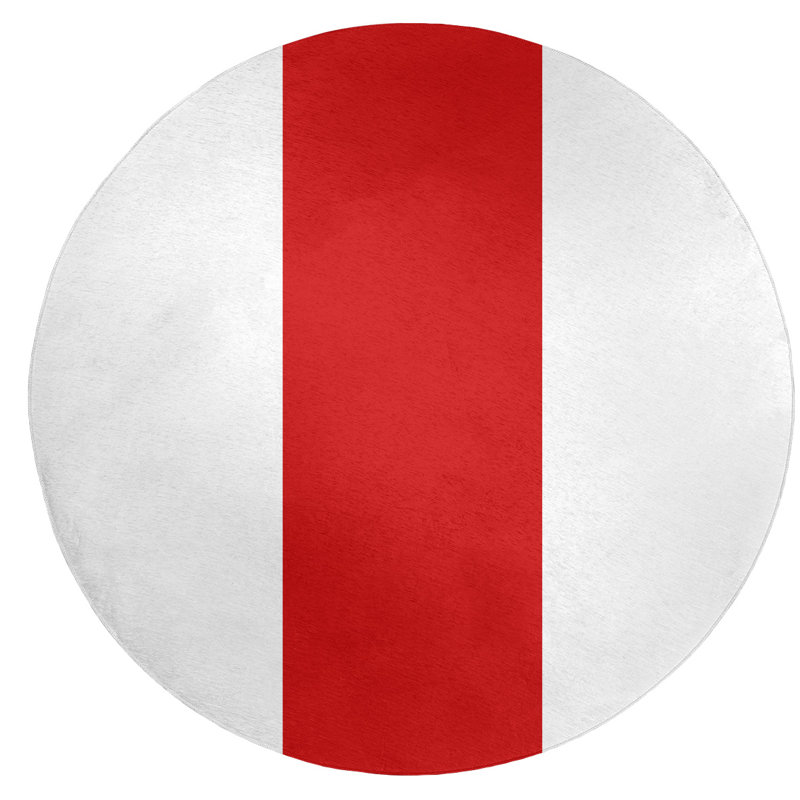 Tapis de zone rouge, Rectangle 8 pi x 10 pi