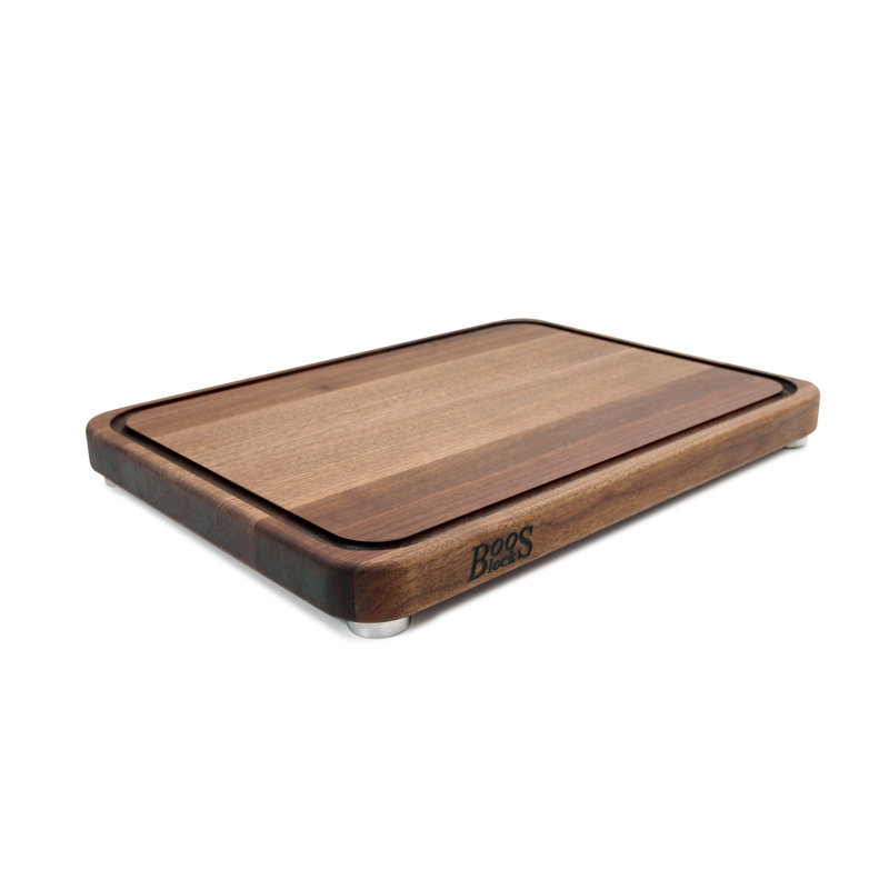 Gift John Boos Maple Wood Cutting Board, 20" L x 15" W x 1.5" D, Walnut