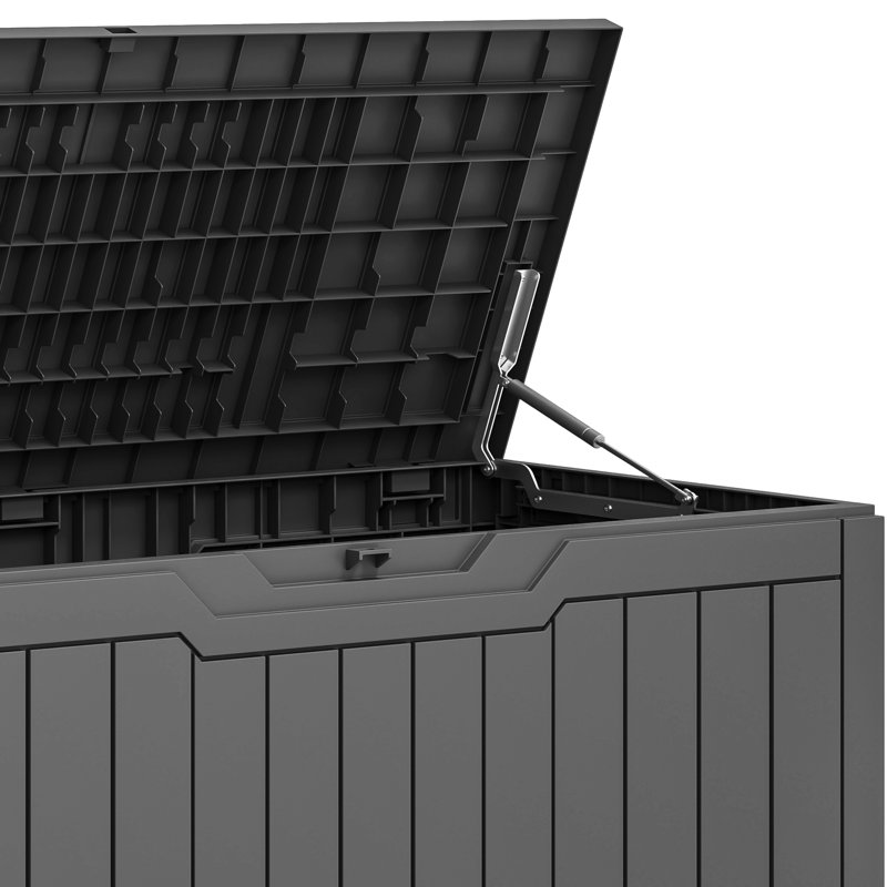 Outdoor Garden Storage Box 115cm W 380L Waterproof Deck Box