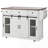 58" Farmhouse Kitchen Island with Storage-307750736
