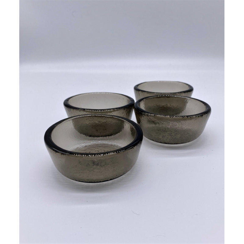 Small Sauce Bowls, Transparent Brown