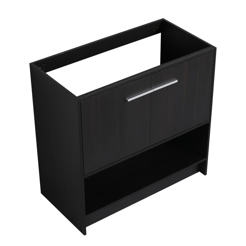 Meuble-lavabo autoportant 36 po, 2 portes, contreplaqué 36 po