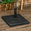 Bilyeu 19kg Resin Garden Parasol Base Holder Square Outdoor Market Black