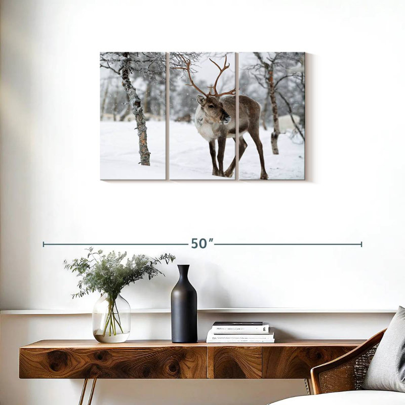 Brampt Lapland Reindeer, 20" H x 33" W