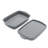 Premiere Ovenware Healthy Ceramic Nonstick 14.6" x 9.5" Rectangular Baking Pan with Lid