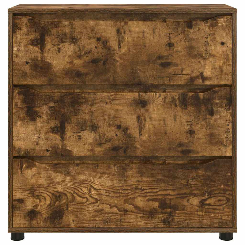 80cm W Chest of Drawers, Smoked Oak