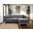Microfibre grise / microsuède / velours gris sélectionné