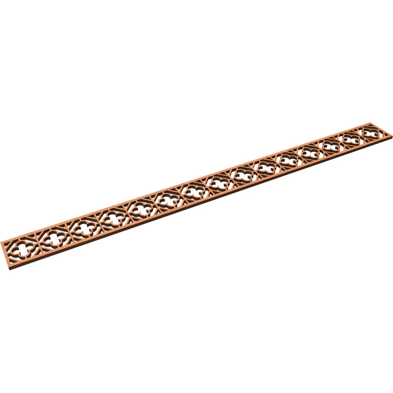 Moulure Hazelton, Cerisier, H 4 po x l 46,375 po x P 0,375 po