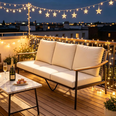 Canapé d'extérieur 3 places Chic Wicker