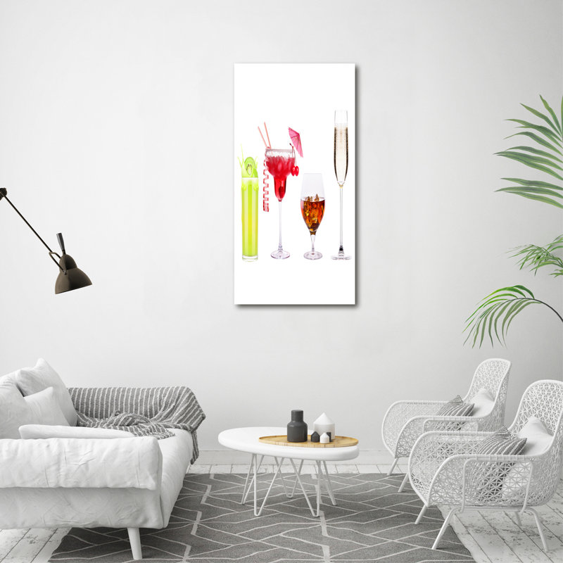 Colorful Cocktails - Wrapped Canvas Print