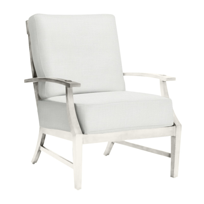 Méridienne Croquet, InsideOut® Rollo ‑ lin dentelle, Welt, Craie