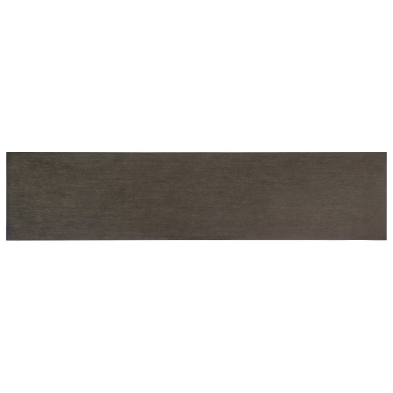 Rustic Brown and Gray Wood Console Table with Storage