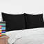 Taies d'oreiller de lit, 1800 taies d'oreiller en microfibre brossée avec fermeture à enveloppe - NTBAY-845702780-870779266