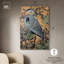 «Heron’s Blue Serenade», toile Maximalist par Art Remedy-110295723-110295725