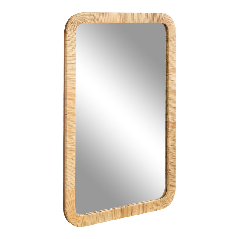 Miroir mural de salle de bain Breesport, Naturel, 35,75 po x 24 po