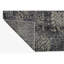 Tapis moussu / argent / gris noué à la main de haute qualité-70053357