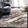 Tapis gris foncé / beige Afrah
