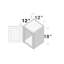 Armoire murale de cuisine courte l 12 po x P 12 po x H 18 po CASAINC-123262619-123262620