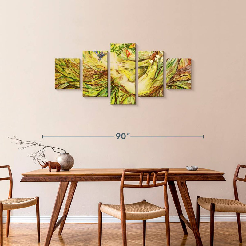 Deva, 34" H x 74" W