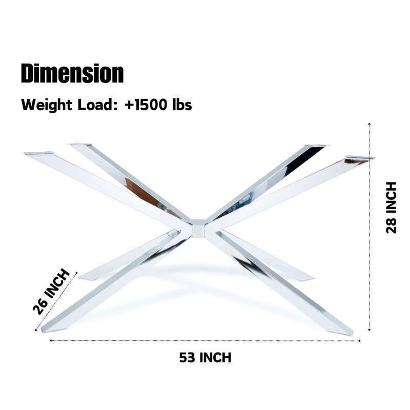 Stainless Steel Finish, Gray, 28" H x 53" W x 30" D